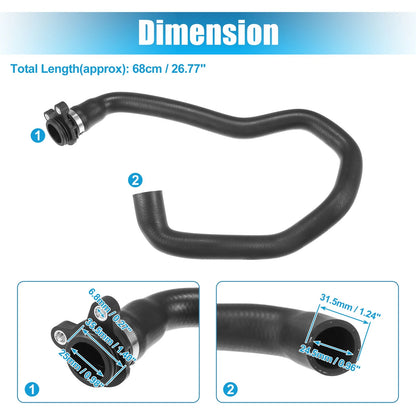 Engine Coolant Hose for BMW X3 3.0L L6 Gas (2007-2010) - 1 x Piece