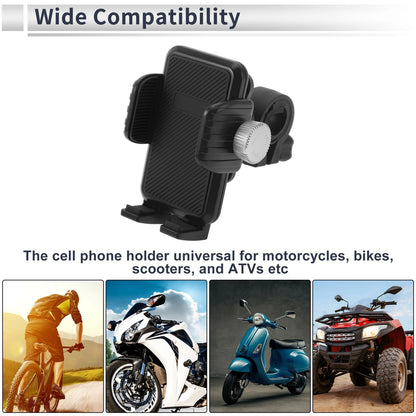 Motorcycle Phone Mount Holder 4.7-7.2 Phones ABS for Motorcycle