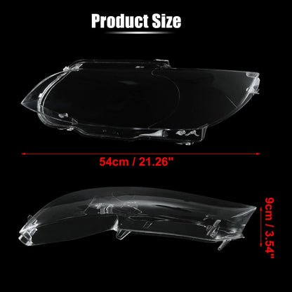 Front Headlight Lens Covers for BMW M3 (2008-2013) - 1 Pair