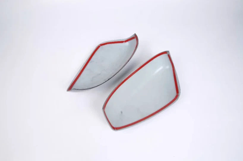 Fiber Rearview Side Outer Mirror Covers for Mazda CX-5 (2017-2021)