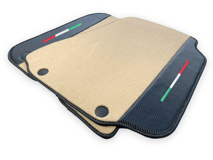 Beige Floor Mats for Ferrari 812 Superfast (2017-2023)
