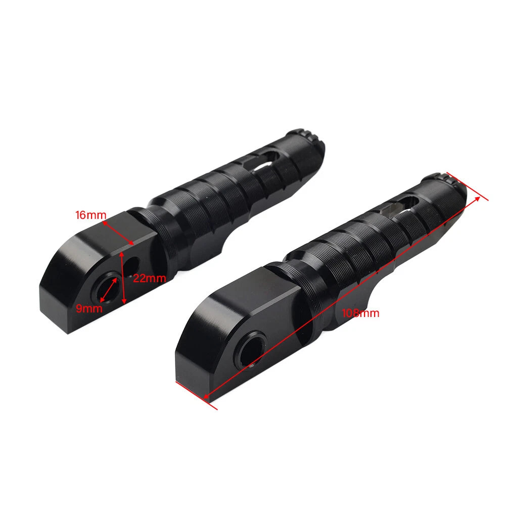 Black Rear Passenger Footpeg for Trident 660, Street Triple 765, Speed Triple 1200