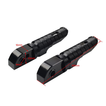 Black Rear Passenger Footpeg for Trident 660, Street Triple 765, Speed Triple 1200