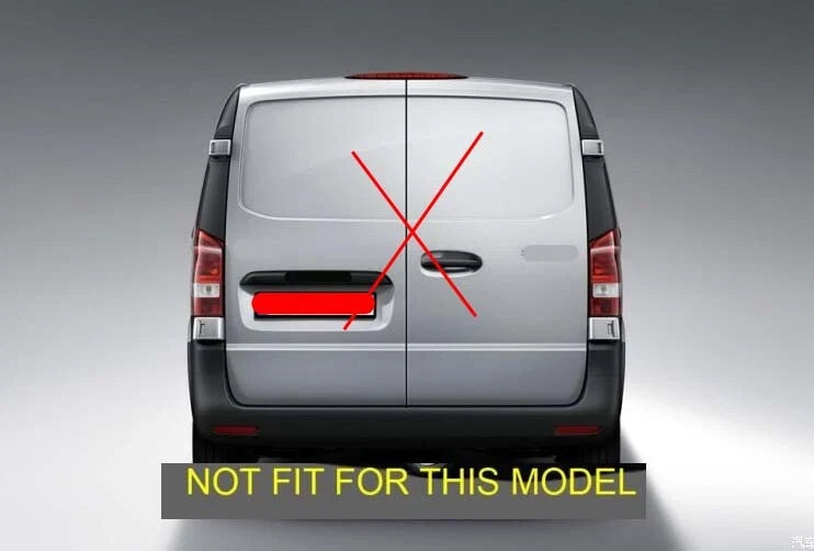 Glossy Black Factory Style Spoiler for Mercedes-Benz V-Class W447 (2015-2020)