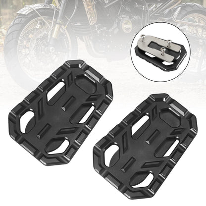 Enlarged Foot Pegs 2 x Black for Triumph Scrambler Tiger (2016-2023)