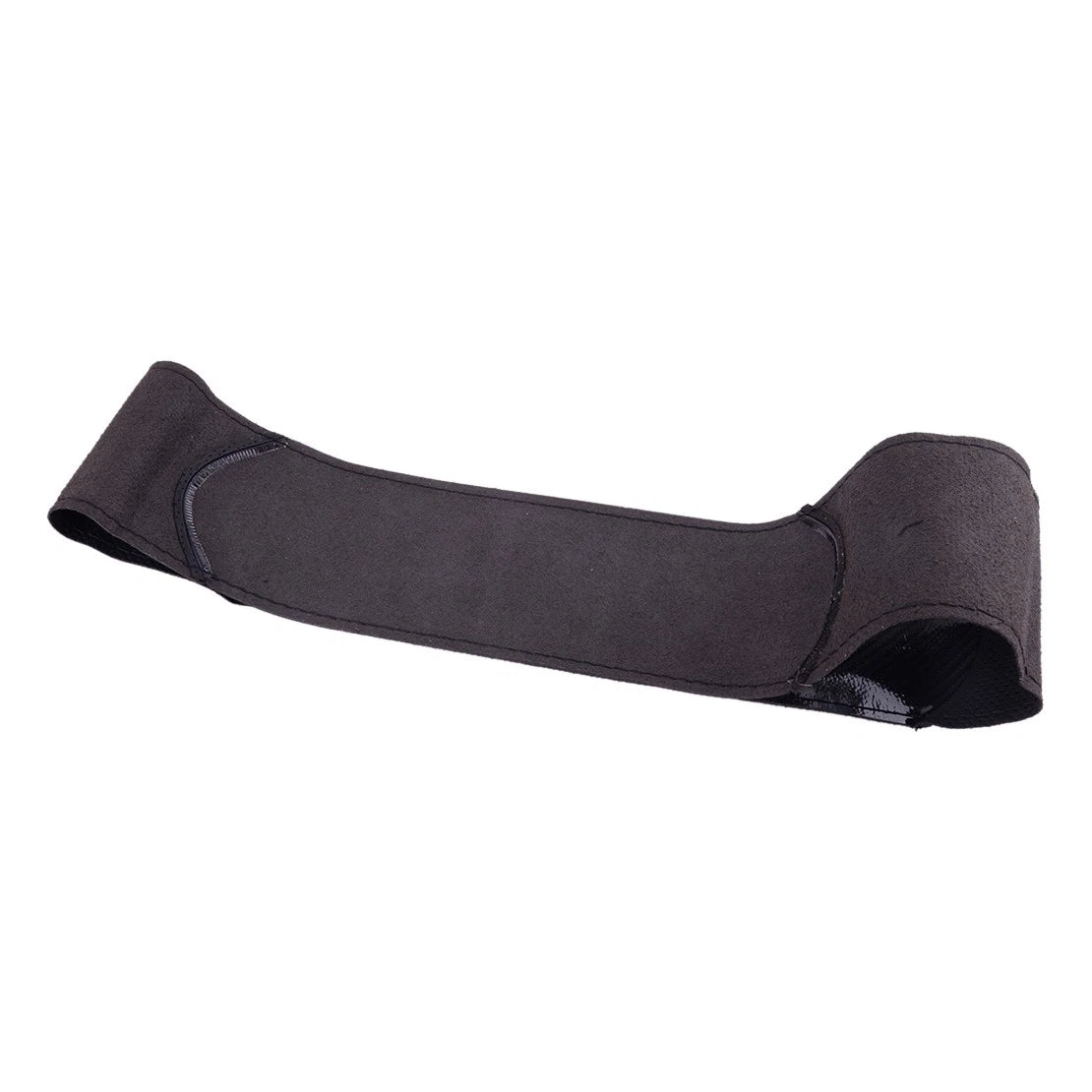 38cm Steering Wheel Cover for Car - Glossy Carbon Fiber Look