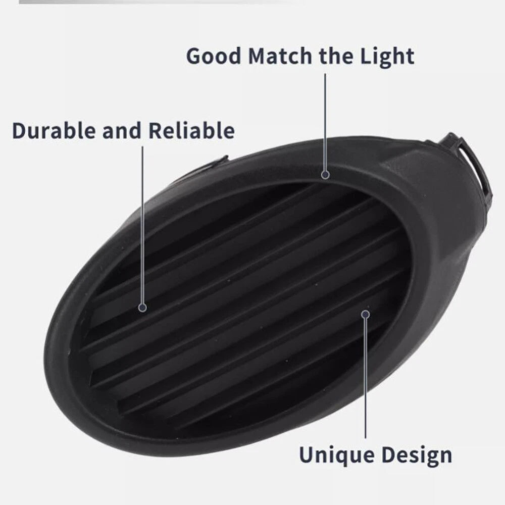 Front Left Fog Light Grill Black for Ford Focus (2012-2014)