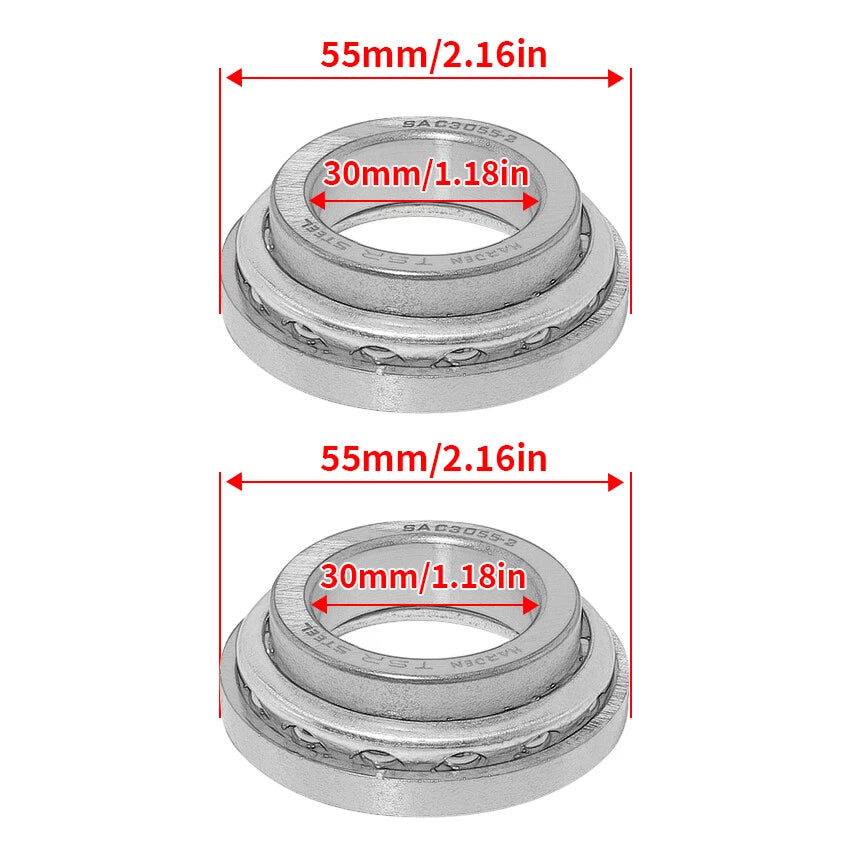 Steering Head Bearing Kit for Suzuki TL1000R SV1000 DL1000 V-Strom DL650 SV650S (1998-2019)