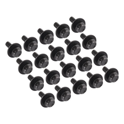 20 x Car Body Bolts Screws Fasteners M6 for Hood Fender Bumper Rivets