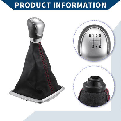 6 Speed Gear Shift Knob & Dust Cover for Ford Focus (2000-2018)