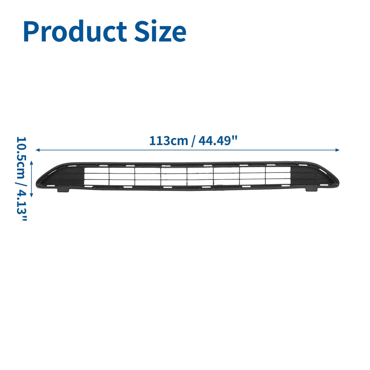 Front Hood Bumper Grille for Toyota RAV4 LE (2016-2018)