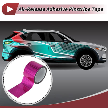 Pinstripe Tape / 70mmx50m / Pinstripe Tape for Car Motorcycle Boat Laser Purple