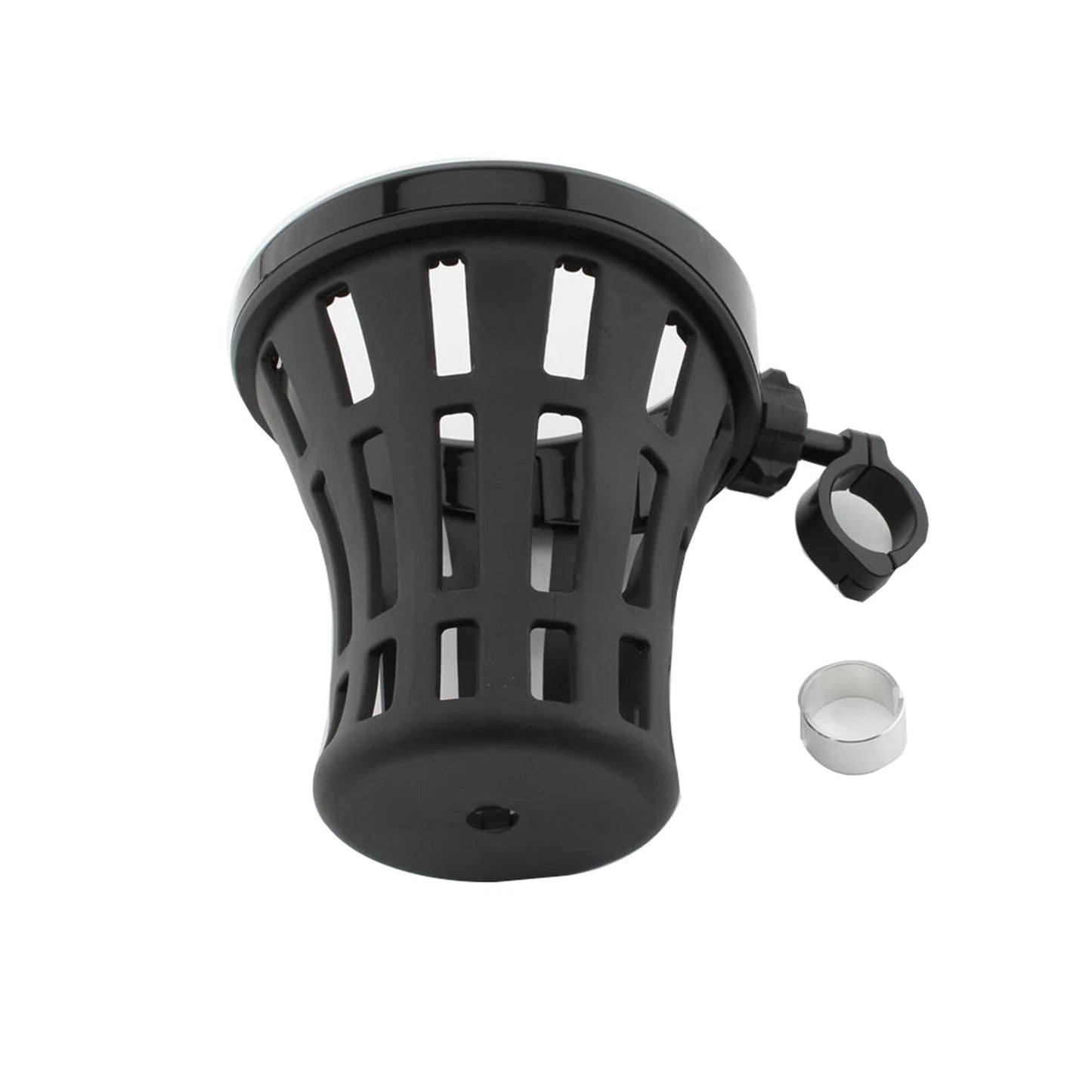 Handlebar Cup Holder Kit for 22mm-25mm Fixed Handlebars Black