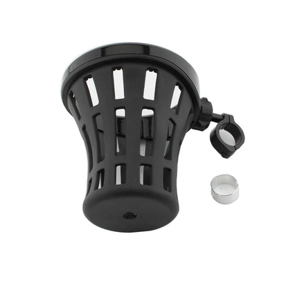 Handlebar Cup Holder Kit for 22mm-25mm Fixed Handlebars Black