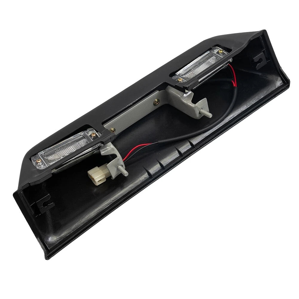 License Plate Light Lamp Accessories Black Fittings Plastic+Metal for Vehicle