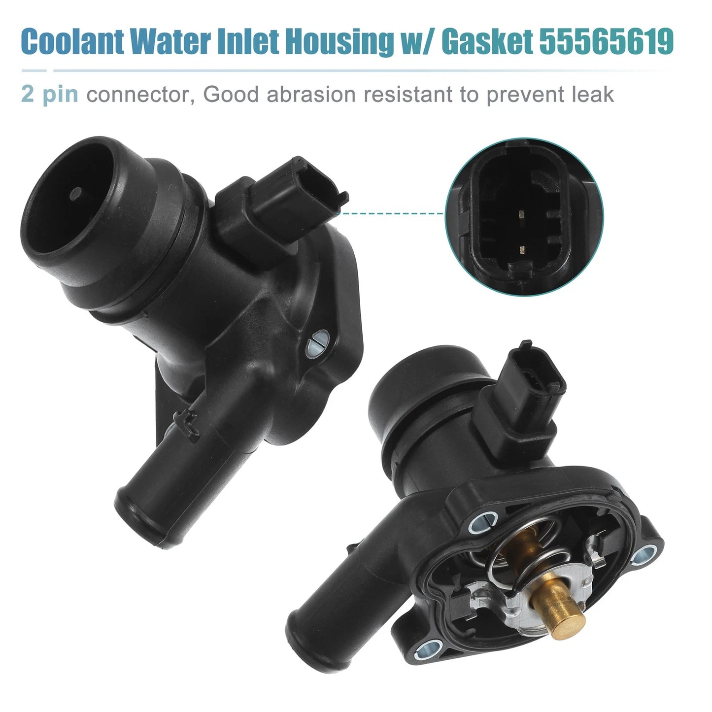 Engine Water Pump Thermostat Housing for Chevy Cruze Sonic Buick