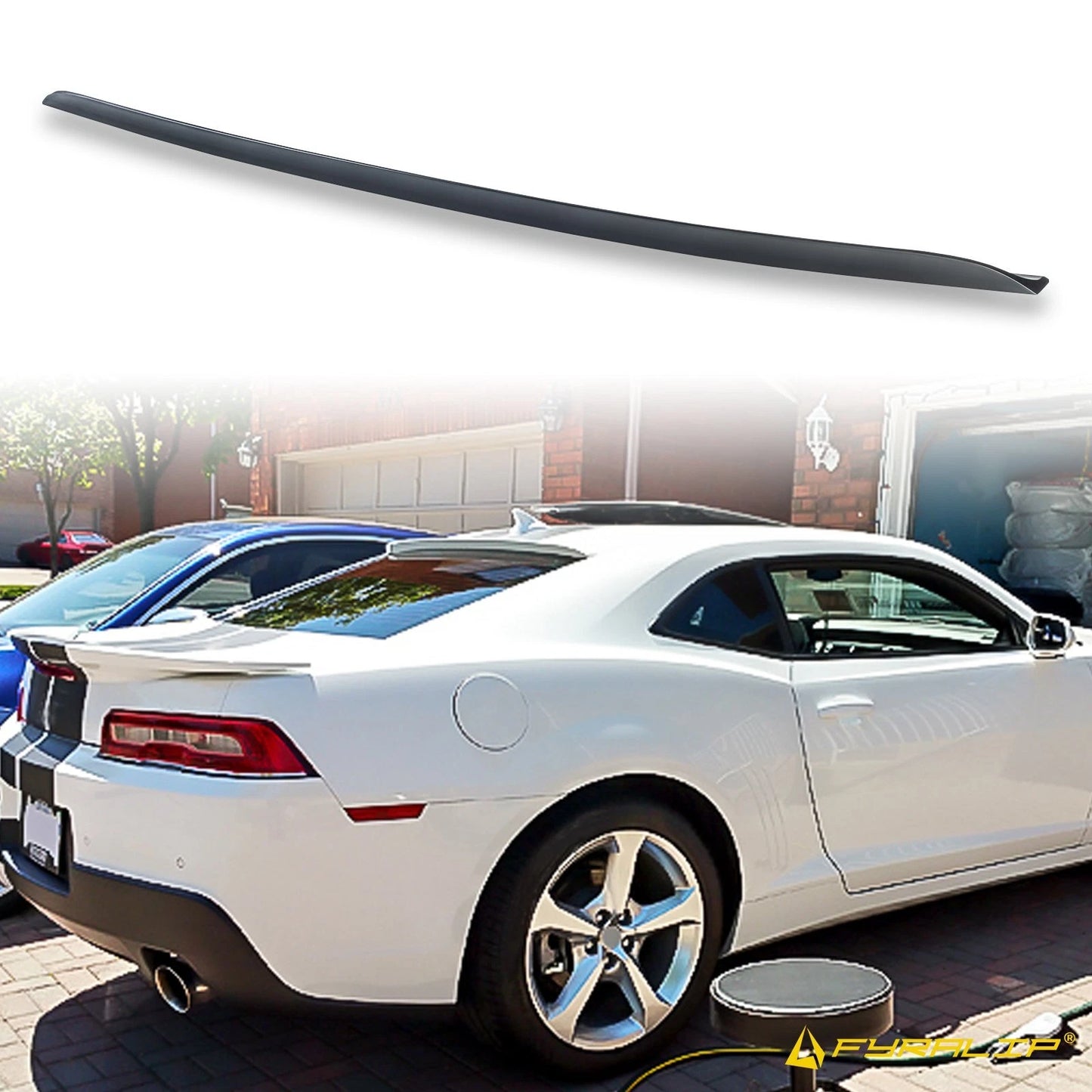 Black Roof Spoiler for Chevrolet Camaro Coupe (2010-2015)