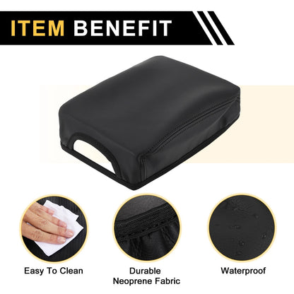 Console Lid Armrest Cover for Toyota Tacoma (2016-2020) Anti-Scratch Black