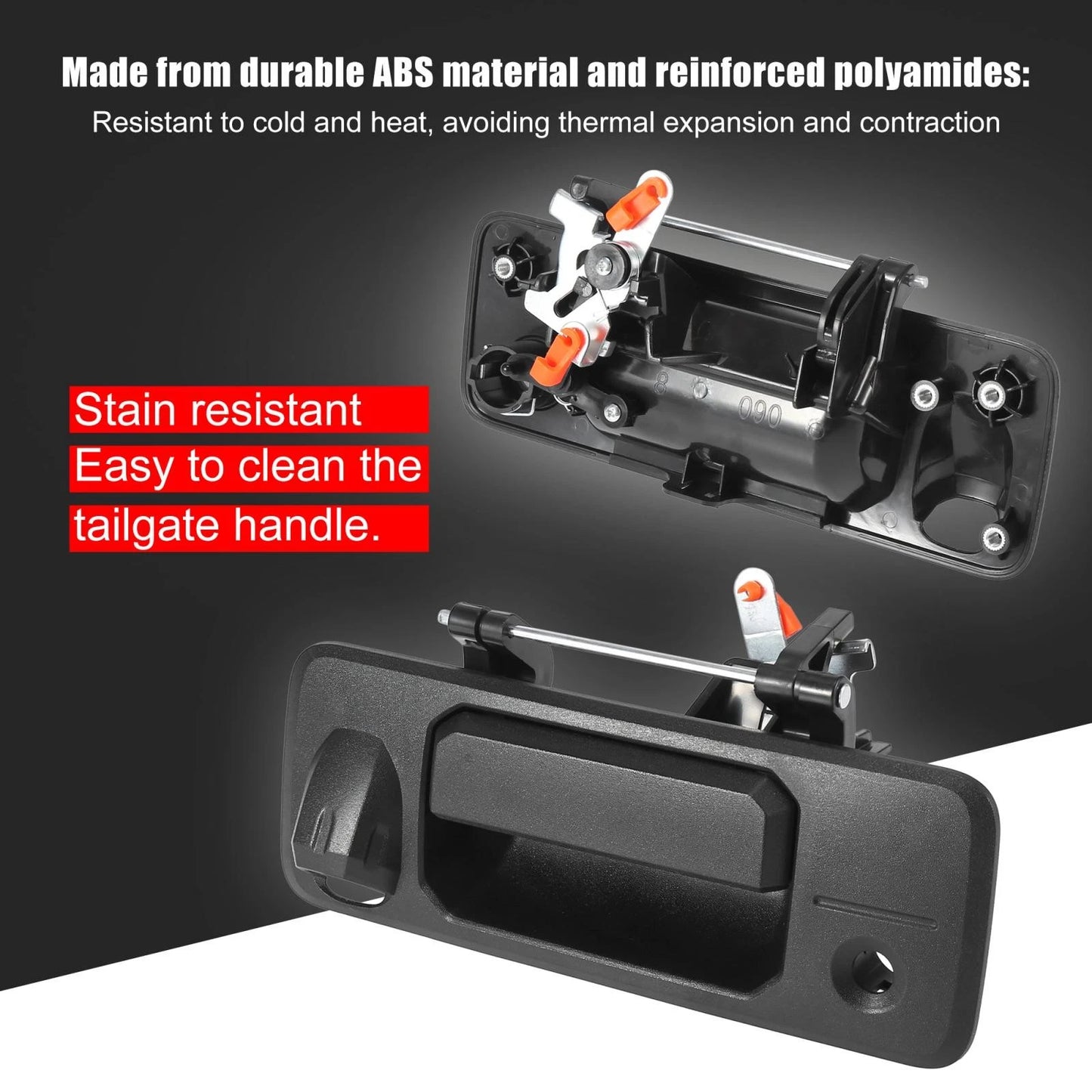 Tailgate Handle with Camera Hole for Toyota Tundra Tacoma 2014-2020