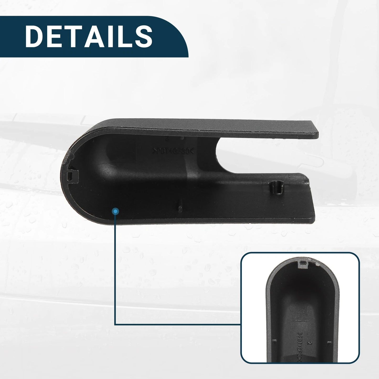 Rear Windshield Wiper Arm Nut Cover for BMW I3 (2014-2021)