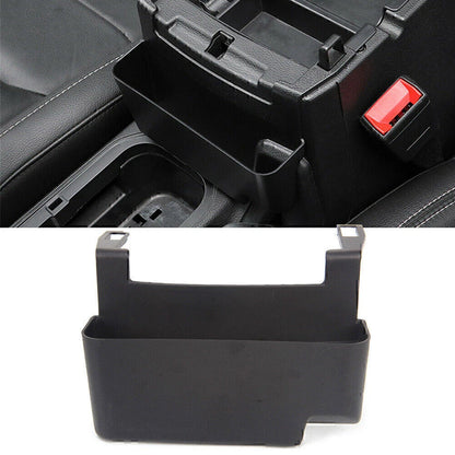 Black Front Center Console Armrest Storage Box for Jeep Wrangler (2018-2021)