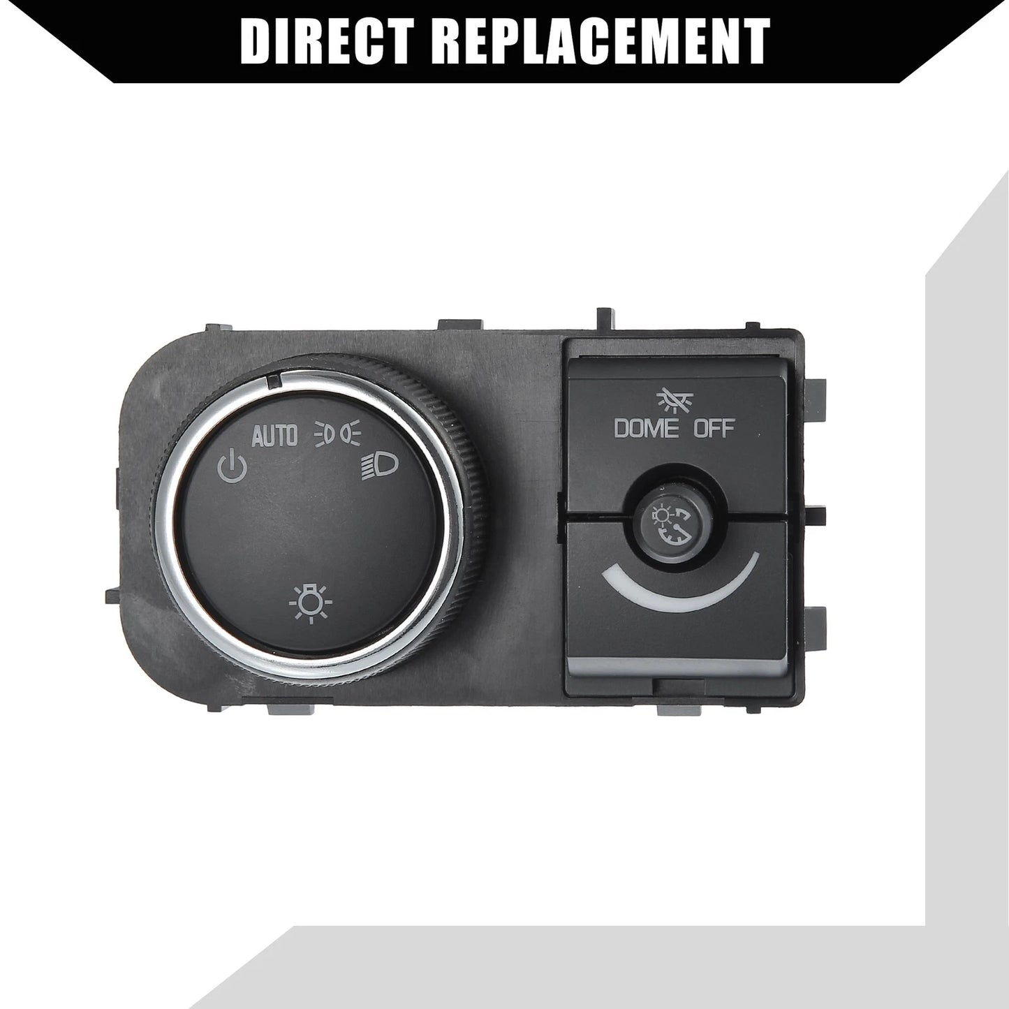 Front Headlight Switch Replacement for Chevy GMC Black