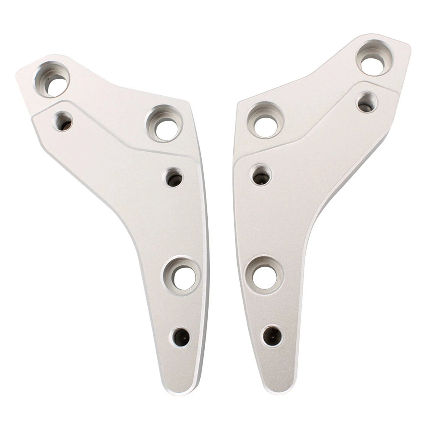 2 x Chrome Handlebar Riser Mount Adapter for BMW K1600GTL (2012-2019)