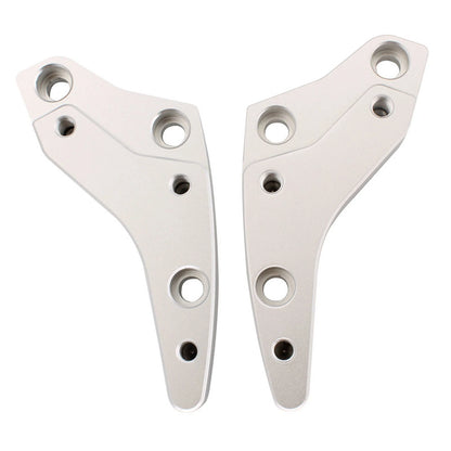 2 x Chrome Handlebar Riser Mount Adapter for BMW K1600GTL (2012-2019)