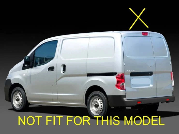Factory Style Spoiler Wing for Nissan NV200 2009-2021 ABS