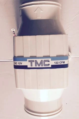 Inline Bilge Blower 12V 4.5A 3.45m³/min for TMC Models