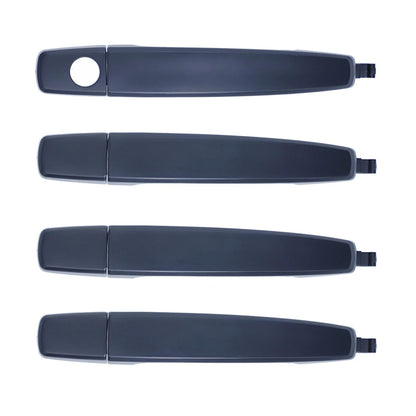 Black Outer Door Handles Front+Rear 4pcs for Holden Barina Cruze (2009–2018)