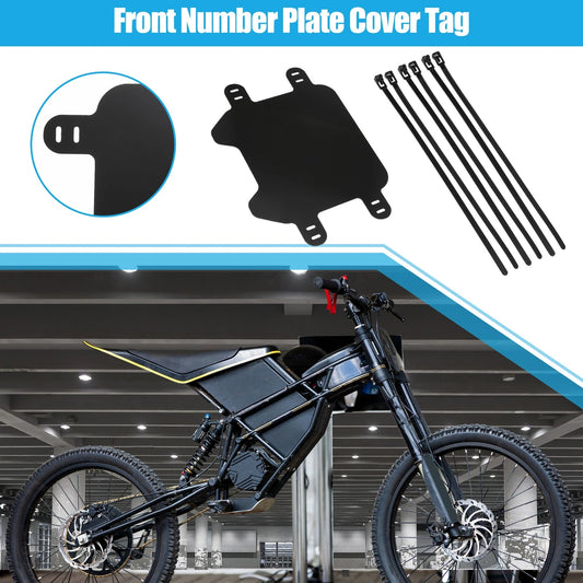 1 Set Front Number Plate Cover Tag for Light Bee Surron Electric Dirt Bike