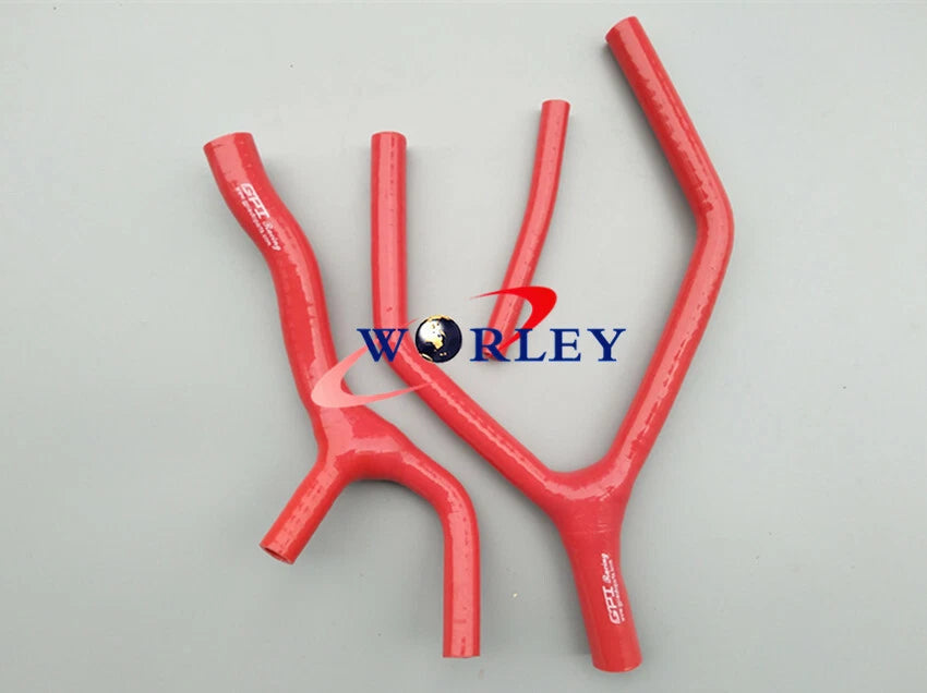 Silicone Radiator Hose Kit for Yamaha YZ125 1989-1992 - Blue