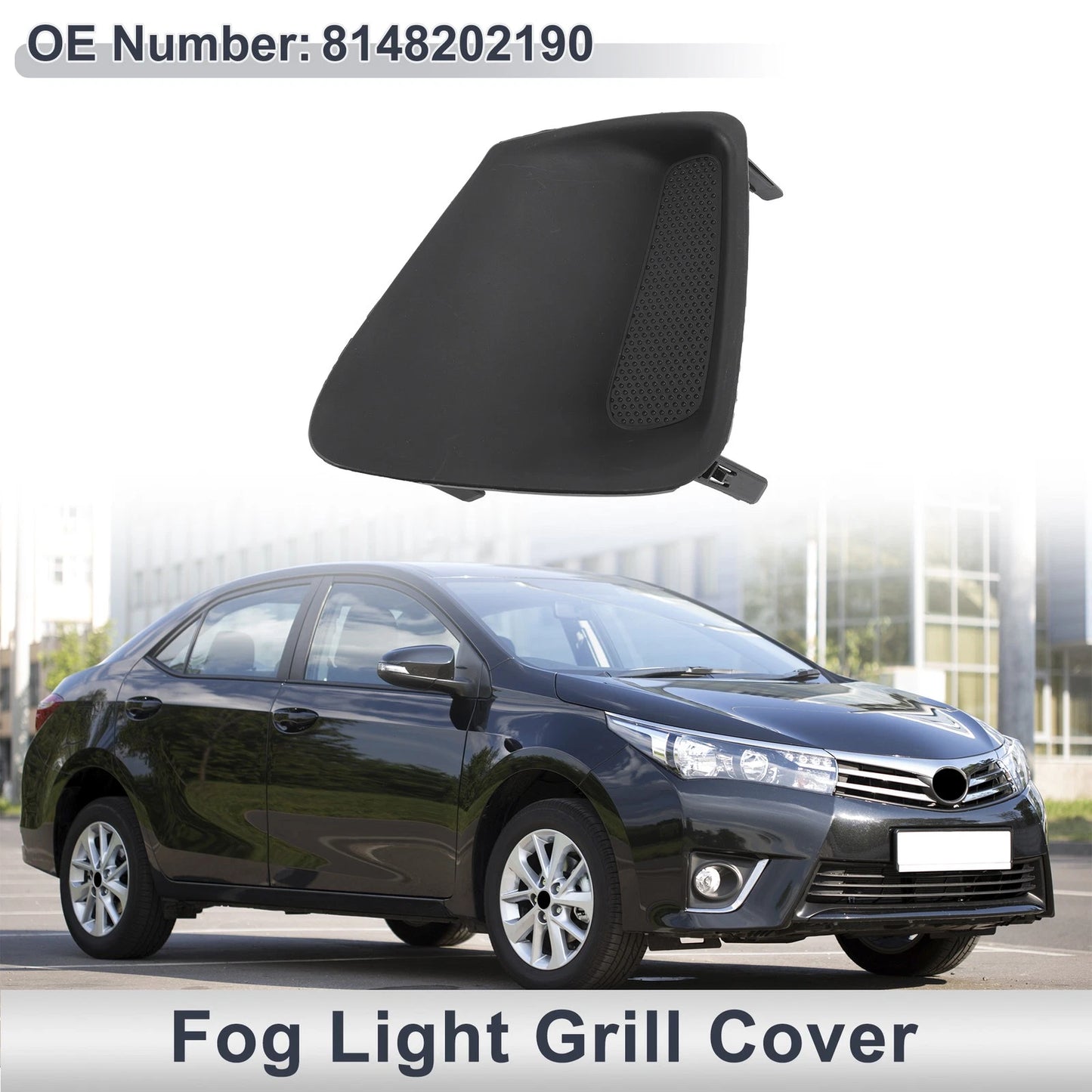 1 Pc Front Left Fog Light Grill for Toyota Corolla (2011–2013)
