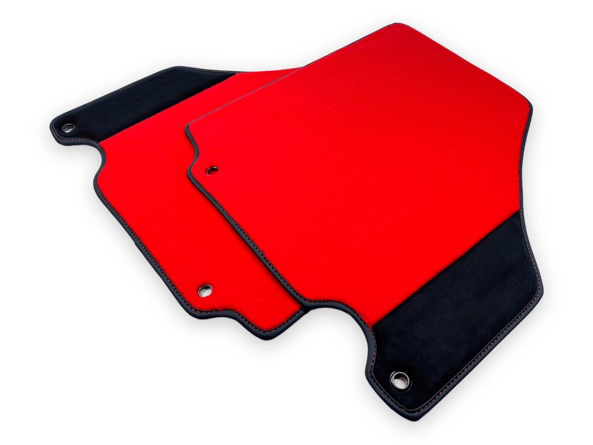 Floor Mats for Ferrari 360 Modena with Alcantara 360 Emblem (1999-2005)