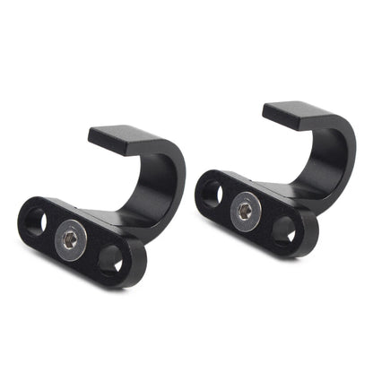 2 x Rear Brake Hose Clamp Guides Black for Yamaha YZ125 YZ250 YZ250F YZ450F YZ85