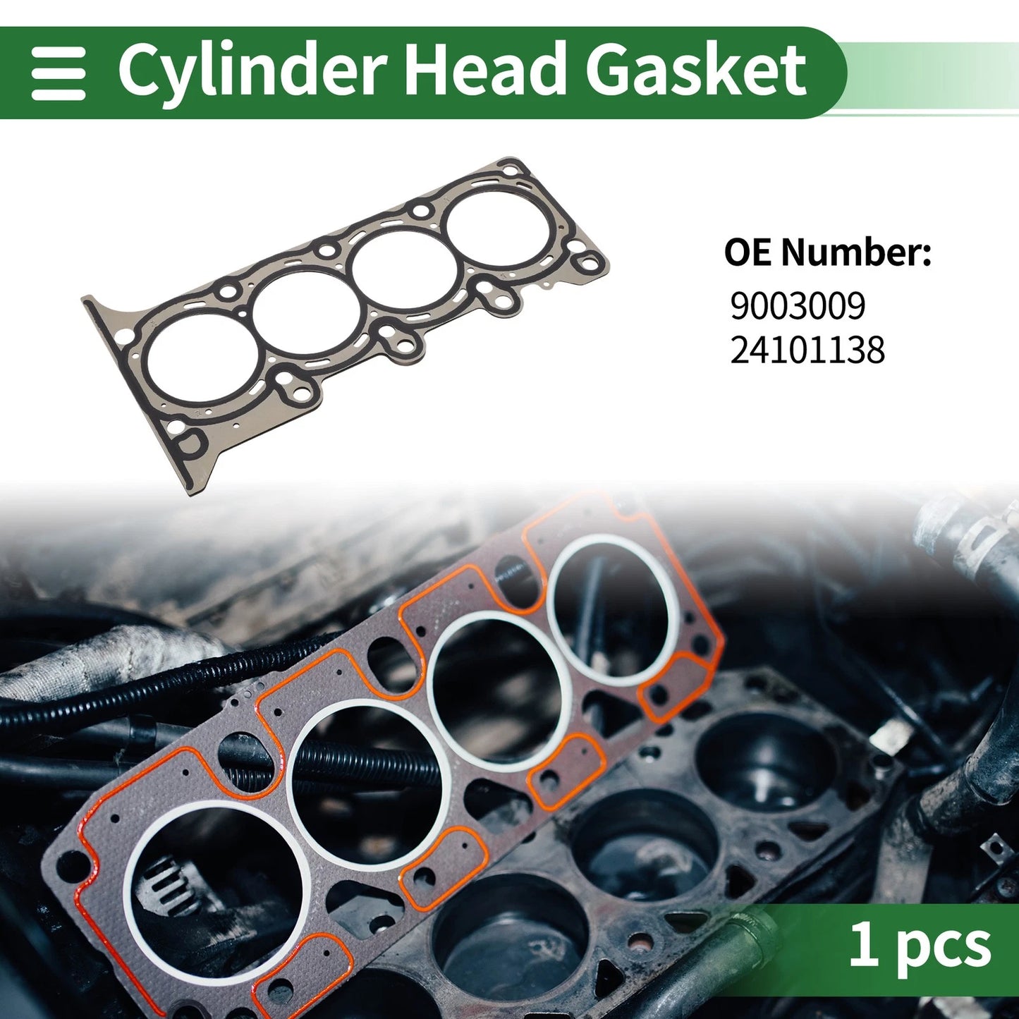 Cylinder Head Gasket 1.0L for Chevrolet Spark  Left/Right