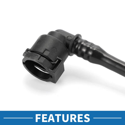 Radiator Hose for BMW 740i (2016 - 2019) Plastic Black 1 Pc