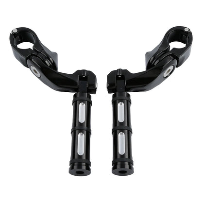 Rear Passenger Floorboards & Highway Foot Pegs for Harley Street Glide (93-25)