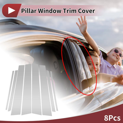 Car Door Pillar Window Trim 8 Pcs for Toyota Verso/EZ (2012–2015)