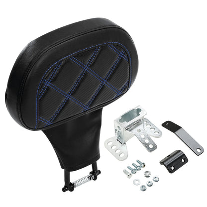 Driver Backrest Pad for Harley Touring Street Road Glide (1988-2023) Black