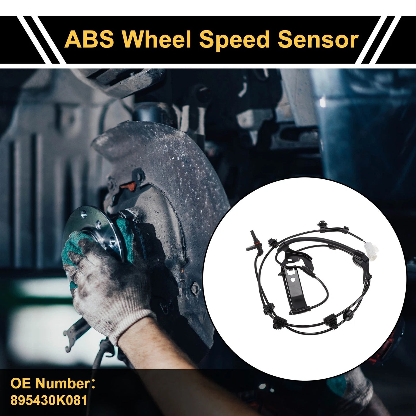 ABS Wheel Speed Sensor for Toyota Hilux 2015-2024 1 x Left Front Sensor