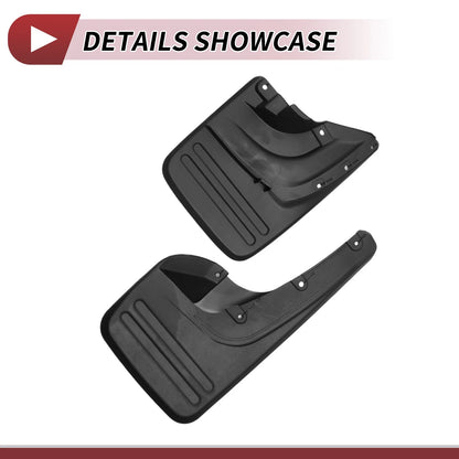 Mud Flaps Splash Guards Set for Toyota Fortuner (2010-2015)