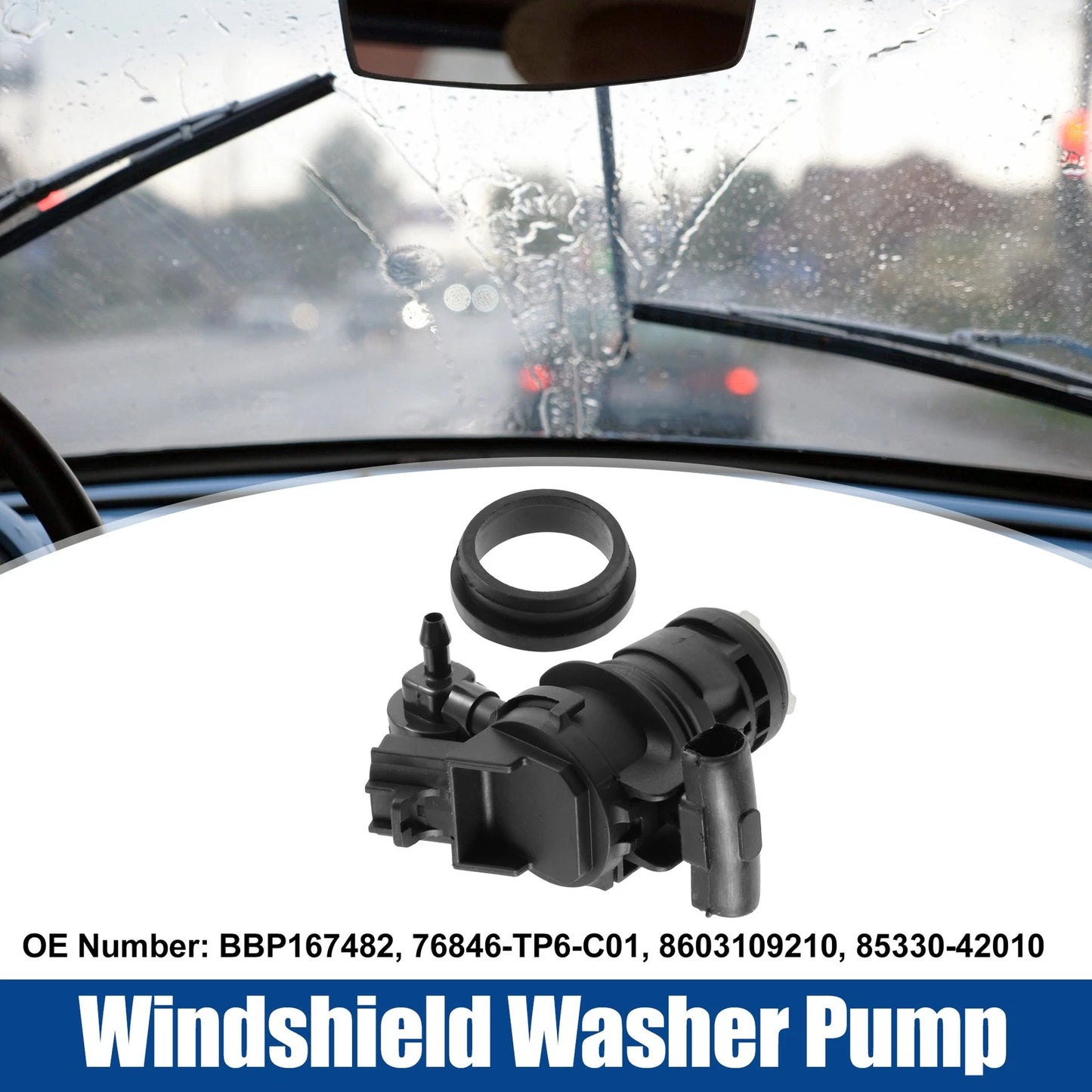 Windshield Washer Pump for Toyota Highlander 2014-2016 (2 x Pumps)