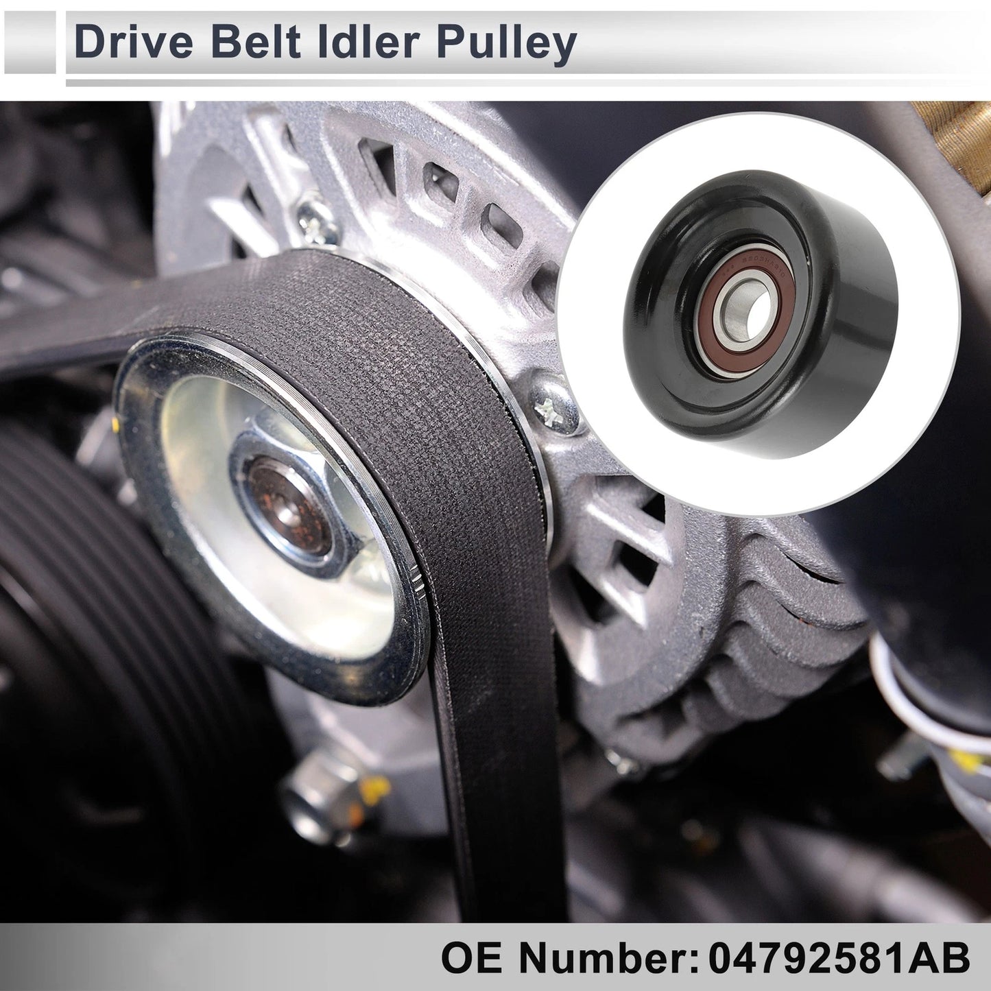 Drive Belt Idler Pulley for Chevrolet Silverado (2007-2016)
