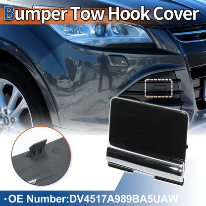 Bumper Tow Hook Cover for Ford Escape (2013-2019) Black