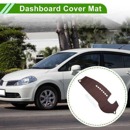 Dashboard Cover Mat for Peugeot 508 (2010-2015) - Brown