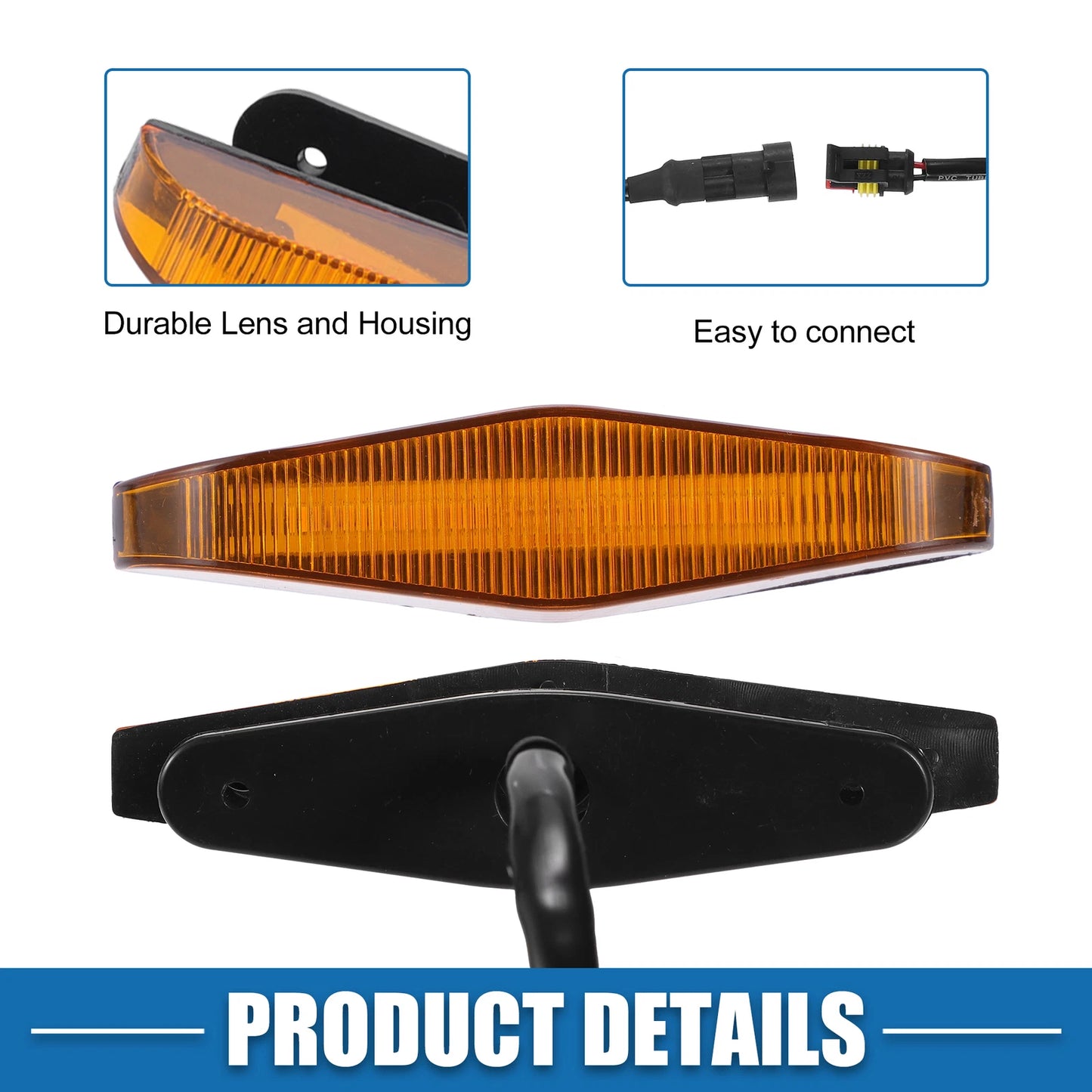 LED Front Grille Lights for Toyota 4Runner TRD Pro (2014-2023) Amber