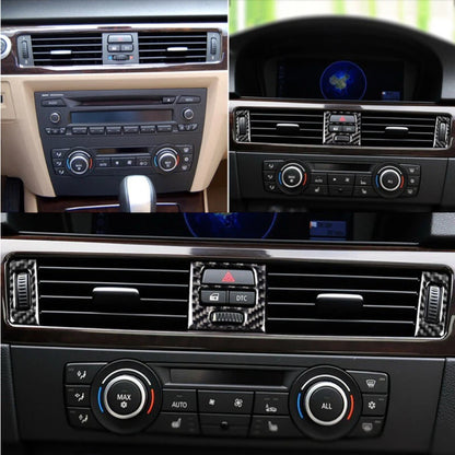 Real Carbon Fiber Air Vent Outlet Trim for BMW 3 Series E90 E92 E93 (2005-2012)