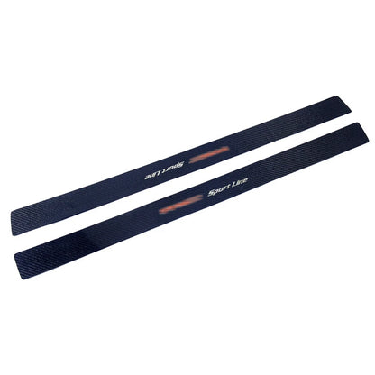 For Maserati GT Real Carbon Fiber Welcome Door Sill Padel Guard Cover Trim